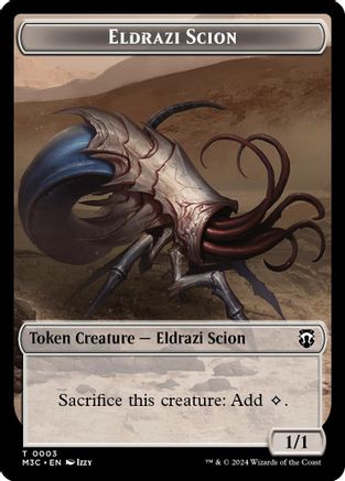 Image of Eldrazi Scion // Eldrazi Spawn Double-Sided Token (M3C-3 // 2) - Modern Horizons 3 Commander