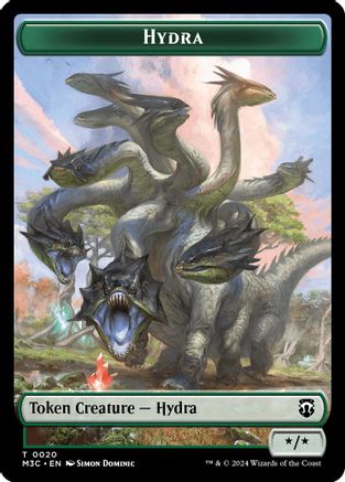 Image of Hydra // Boar Double-Sided Token (M3C-20 // 17) - Modern Horizons 3 Commander