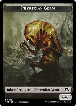 Image of Phyrexian Germ // Soldier Double-Sided Token (MH3-16 // 7) - Modern Horizons 3 Foil
