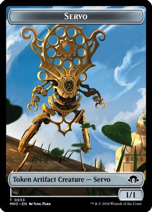 Image of Servo // Kraken Double-Sided Token (MH3-33 // 11) - Modern Horizons 3 Foil