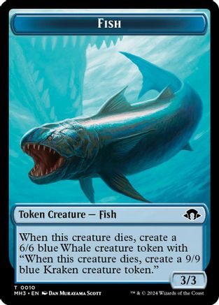Image of Fish Token (MH3-010) - Modern Horizons 3