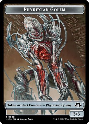 Image of Phyrexian Golem Token (MH3-032) - Modern Horizons 3