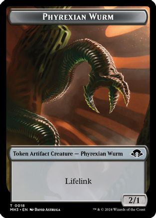 Image of Phyrexian Wurm Token (0018) (MH3-018) - Modern Horizons 3