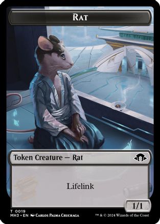Image of Rat Token (MH3-019) - Modern Horizons 3