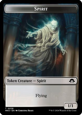 Image of Spirit Token (0028) (MH3-028) - Modern Horizons 3