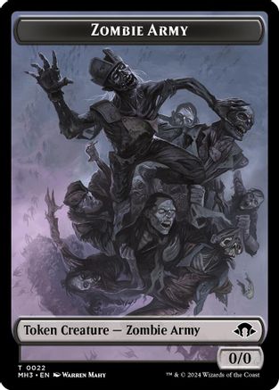 Image of Zombie Army Token (MH3-022) - Modern Horizons 3