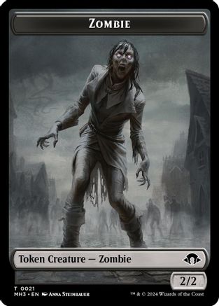 Image of Zombie // Energy Reserve Double-Sided Token (MH3-21 // 36) - Modern Horizons 3