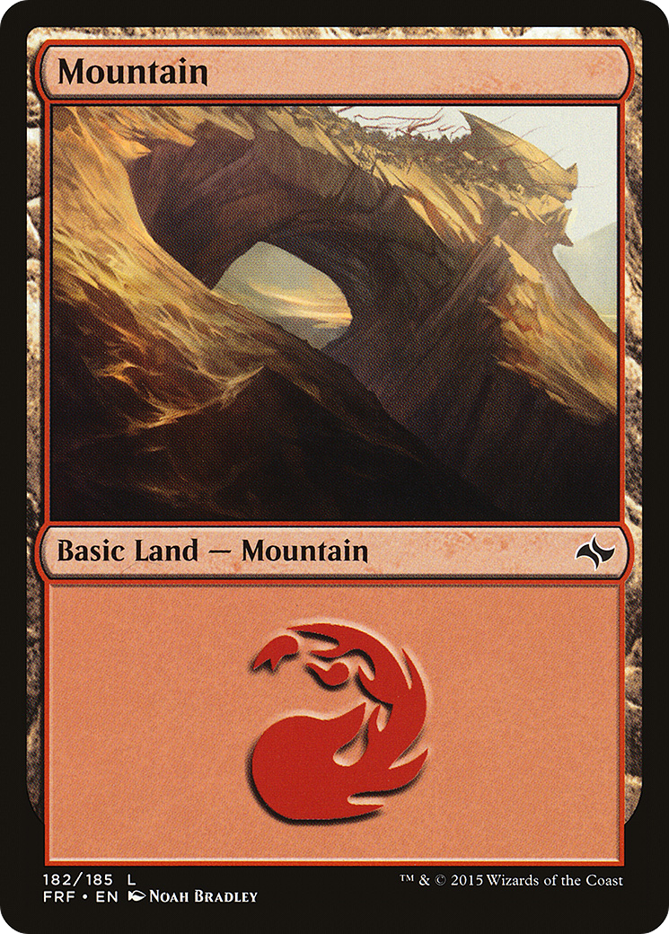 Image of Mountain (182) (FRF-182) - Fate Reforged Foil