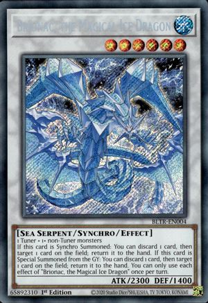 Image of Brionac, the Magical Ice Dragon (BLTR-EN004) - Battles of Legend: Terminal Revenge 1st Edition