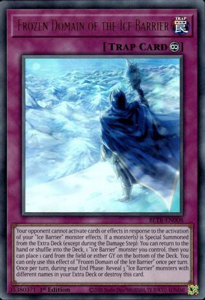 Image of Frozen Domain of the Ice Barrier (BLTR-EN008) - Battles of Legend: Terminal Revenge 1st Edition