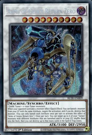 Image of Arms of Genex Return Zero (BLTR-EN009) - Battles of Legend: Terminal Revenge 1st Edition