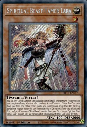 Image of Spiritual Beast Tamer Lara (BLTR-EN017) - Battles of Legend: Terminal Revenge 1st Edition