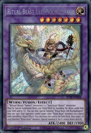 Image of Ritual Beast Ulti-Nochiudrago (BLTR-EN018) - Battles of Legend: Terminal Revenge 1st Edition