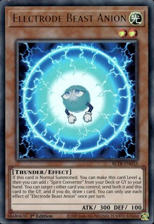 Image of Electrode Beast Anion (BLTR-EN033) - Battles of Legend: Terminal Revenge 1st Edition