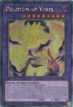 Image of Phantom of Yubel (Quarter Century Secret Rare) (BLTR-EN047) - Battles of Legend: Terminal Revenge 1st Edition
