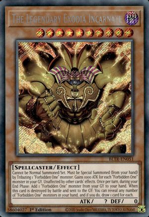 Image of The Legendary Exodia Incarnate (BLTR-EN051) - Battles of Legend: Terminal Revenge 1st Edition