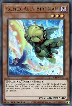 Image of Genex Ally Birdman (Alternate Art) (BLTR-EN058) - Battles of Legend: Terminal Revenge 1st Edition