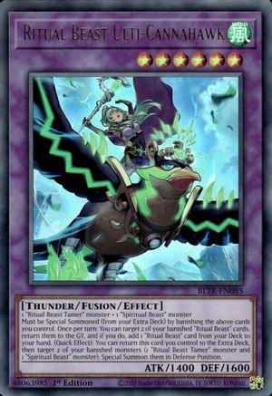 Image of Ritual Beast Ulti-Cannahawk (Alternate Art) (BLTR-EN085) - Battles of Legend: Terminal Revenge 1st Edition