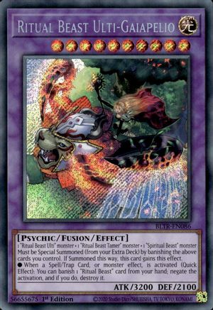 Image of Ritual Beast Ulti-Gaiapelio (BLTR-EN086) - Battles of Legend: Terminal Revenge 1st Edition
