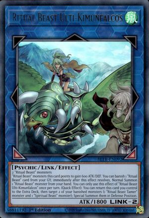 Image of Ritual Beast Ulti-Kimunfalcos (BLTR-EN092) - Battles of Legend: Terminal Revenge 1st Edition