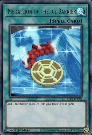 Image of Medallion of the Ice Barrier (BLTR-EN097) - Battles of Legend: Terminal Revenge 1st Edition