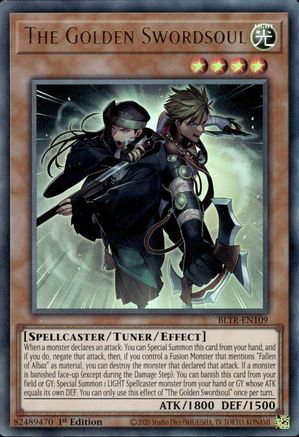 Image of The Golden Swordsoul (BLTR-EN109) - Battles of Legend: Terminal Revenge 1st Edition