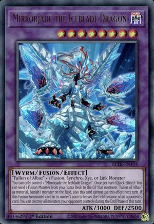 Image of Mirrorjade the Iceblade Dragon (BLTR-EN114) - Battles of Legend: Terminal Revenge 1st Edition