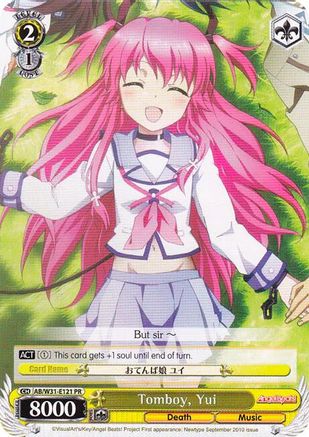 Image of Tomboy, Yui (AB/W31-E121 PR) - Angel Beats! Re:Edit