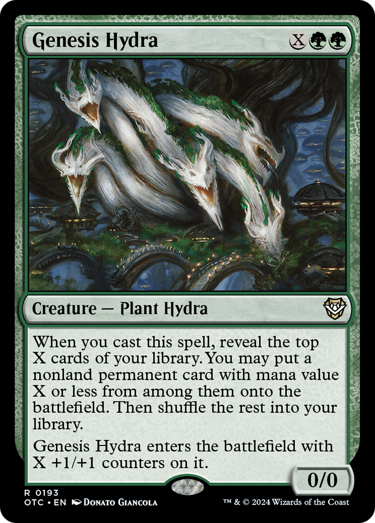 Image of Genesis Hydra (OTC-193) - Outlaws of Thunder Junction Commander