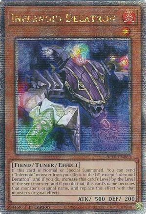 Image of Infernoid Decatron (Quarter Century Secret Rare) (BLTR-EN069) - Battles of Legend: Terminal Revenge 1st Edition