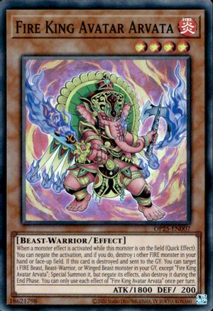 Image of Fire King Avatar Arvata (OP25-EN007) - OTS Tournament Pack 25 Unlimited