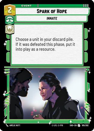 Image of Spark of Hope (105/262) - Shadows of the Galaxy Foil