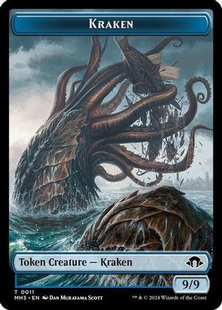 Image of Kraken Token (MH3-011) - Modern Horizons 3