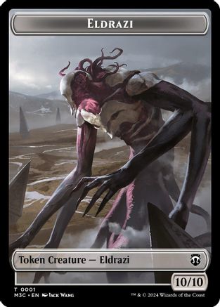 Image of Eldrazi (Ripple Foil) // Spirit Double-Sided Token (M3C-1 // 5) - Modern Horizons 3 Commander Foil