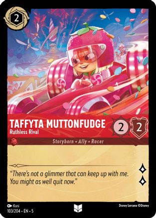 Image of Taffyta Muttonfudge - Ruthless Rival (103/204) - Shimmering Skies Cold Foil