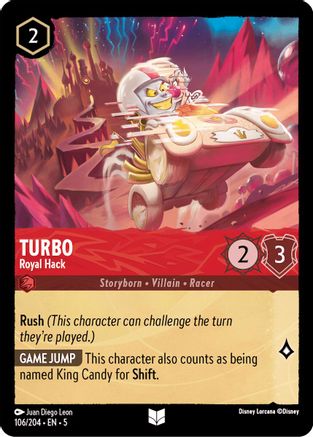 Image of Turbo - Royal Hack (106/204) - Shimmering Skies Cold Foil