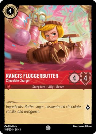 Image of Rancis Fluggerbutter - Chocolate Charger (108/204) - Shimmering Skies