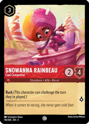 Image of Snowanna Rainbeau - Cool Competitor (110/204) - Shimmering Skies