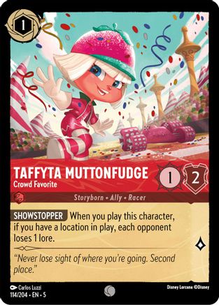 Image of Taffyta Muttonfudge - Crowd Favorite (114/204) - Shimmering Skies Cold Foil