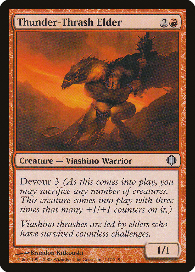 Image of Thunder-Thrash Elder (ALA-117) - Shards of Alara Foil