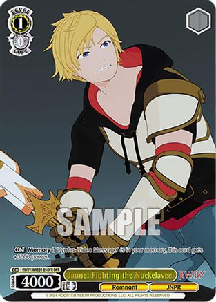 Image of Jaune: Fighting the Nuckelavee (OFR) (RWBY/WXE01-05OFR OFR) - RWBY Premium Booster