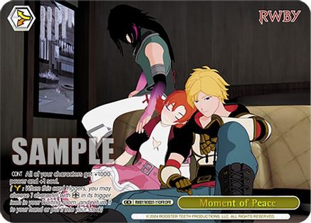 Image of Moment of Peace (OFR) (RWBY/WXE01-11OFR OFR) - RWBY Premium Booster