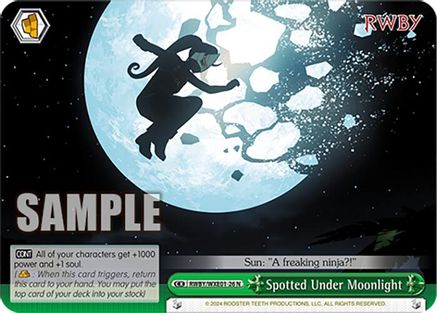 Image of Spotted Under Moonlight (RWBY/WXE01-26 N) - RWBY Premium Booster