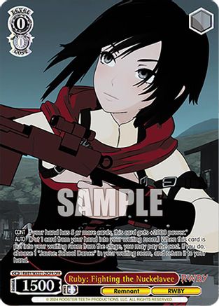 Image of Ruby: Fighting the Nuckelavee (OFR) (RWBY/WXE01-29OFR OFR) - RWBY Premium Booster