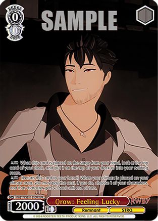 Image of Qrow: Feeling Lucky (OFR) (RWBY/WXE01-31OFR OFR) - RWBY Premium Booster