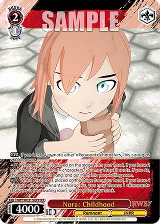 Image of Nora: Childhood (OFR) (RWBY/WXE01-36OFR OFR) - RWBY Premium Booster