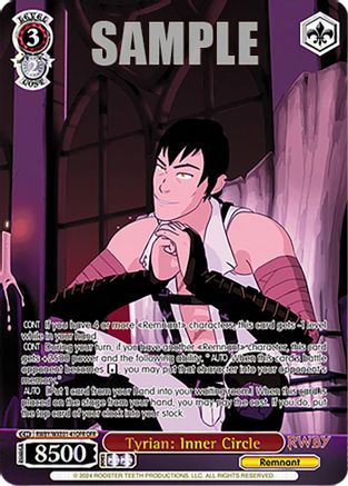 Image of Tyrian: Inner Circle (OFR) (RWBY/WXE01-41OFR OFR) - RWBY Premium Booster