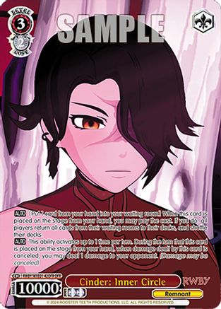 Image of Cinder: Inner Circle (OFR) (RWBY/WXE01-42OFR OFR) - RWBY Premium Booster