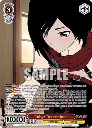Image of Ruby: Determined (OFR) (RWBY/WXE01-44OFR OFR) - RWBY Premium Booster