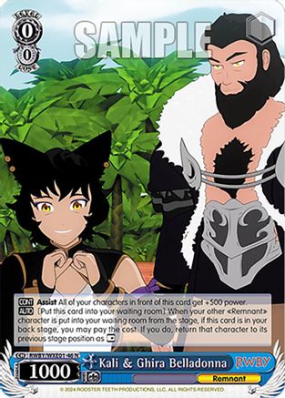 Image of Kali & Ghira Belladonna (RWBY/WXE01-46 N) - RWBY Premium Booster